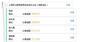 上海懷山商務信息咨詢合伙企業 有限合伙